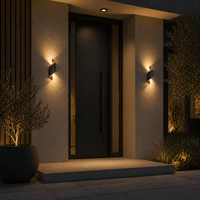 Aplică LED Exterior, Olimpia 3, 10W, IP54, Lumină Caldă, Negru - AdeHouse — Iluminat Modern la Preț Bun