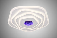 PLAFONIERA LED CU TELECOMANDA, 94W, LUMINĂ REGLABILĂ 3000K–6500K, Ø400×H75 MM, DESIGN ROTUND COMPACT