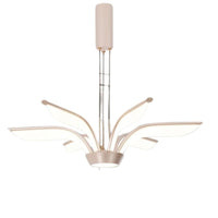 Pendul LED cu Telecomandă Venusta, 72W, Ø100 cm, Lumină Caldă/Neutră/Rece, Auriu - AdeHouse — Finisaje și Iluminat Premium.