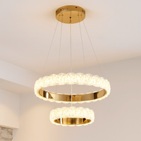 Pendul LED cu Telecomandă Hildegund 168W, Lumină Caldă/Neutră/Rece - AdeHouse — Finisaje și Iluminat Premium.