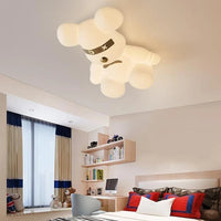 Lustră LED Smart Teddy Bear 160W cu Telecomandă - AdeHouse — Iluminat Modern la Preț Bun