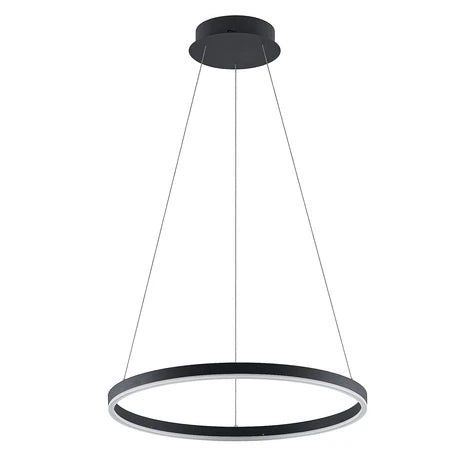 Pendul LED cu Telecomandă Marcella II 44W, cu Inele, Lumină Caldă/Neutră/Rece, Dimabil