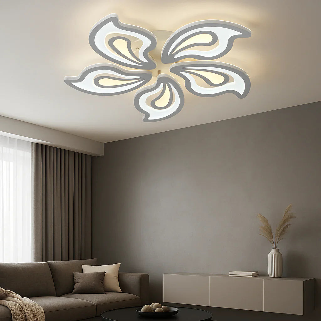 Lustră LED cu Telecomandă Nerida 150W, Ø69 cm, Lumină Caldă/Neutră/Rece, Dimabilă, Negru