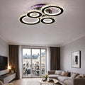 Lustră LED cu Telecomandă Lucienne 177W, Lumină Caldă/Neutră/Rece, Dimabilă