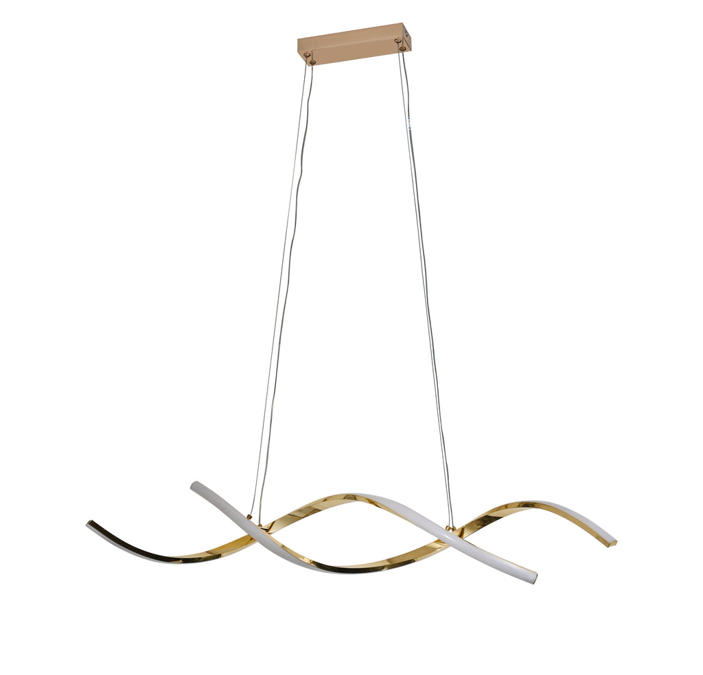Pendul LED Lavinia II 76W, Auriu