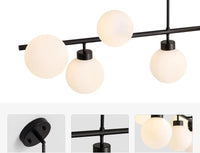 Pendul LED cu Telecomandă Wilhelmina, Negru - AdeHouse — Finisaje și Iluminat Premium.