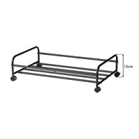 Organizator haine pentru depozitare sub pat „ClearView” – cu roti si husa transparenta, 43L