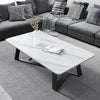 Masa cafea pentru living room, blat MDF, picioare metal in X, Dimensiuni 120x60x45 cm