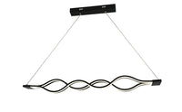 Pendul LED cu Telecomandă Celestia II, Lumină Caldă/Neutră/Rece, Dimabil, Negru - AdeHouse — Finisaje și Iluminat Premium.