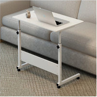 Masuta laptop reglabila, mini birou cu roti, 80 cm x 40 cm