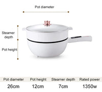 Tigaie Electrica Inteligenta 4L, 26 cm, Multifunctionala cu Panou Control, Invelis Antiaderent si Functii Gatit Rapid