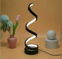 Veioza LED Infinity Loop Black, 96W