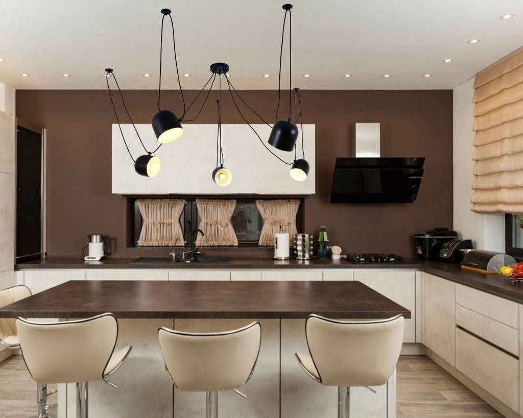 Pendul LED Seraphine 60W, Negru