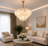 Candelabru Petronilla, 60W, Ø36 cm, Auriu - AdeHouse — Finisaje și Iluminat Premium.