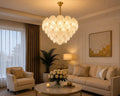 Candelabru Olimpia, 60W, Ø30 cm, Auriu - AdeHouse — Finisaje și Iluminat Premium.