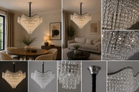 Candelabru Cristal Venetia, 60W, Crom - AdeHouse — Finisaje și Iluminat Premium.