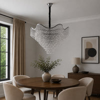Candelabru Cristal Venetia, 60W, Crom - AdeHouse — Finisaje și Iluminat Premium.