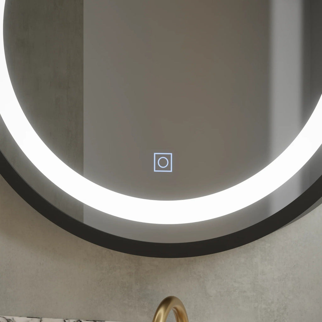 Oglindă LED Baie cu Dezaburire Zinnia II, Design Modern