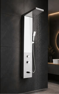 Panou de Dus Premium AquaDream Chrome - Cascada, Ploaie, Oglinda - AdeHouse — Iluminat Modern la Preț Bun