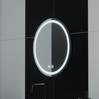 Oglindă LED Baie Elvira II, Buton Touch, Dimabilă - AdeHouse — Finisaje și Iluminat Premium.