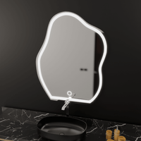 Oglindă LED Baie Gervasa, Buton Touch - AdeHouse — Finisaje și Iluminat Premium.