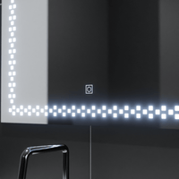Oglindă LED Baie Marcolfa, Buton Touch - AdeHouse — Finisaje și Iluminat Premium.