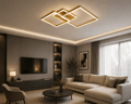 Lustră LED cu Telecomandă Flaminia, 71W, Lumină Caldă/Neutră/Rece - AdeHouse — Finisaje și Iluminat Premium.
