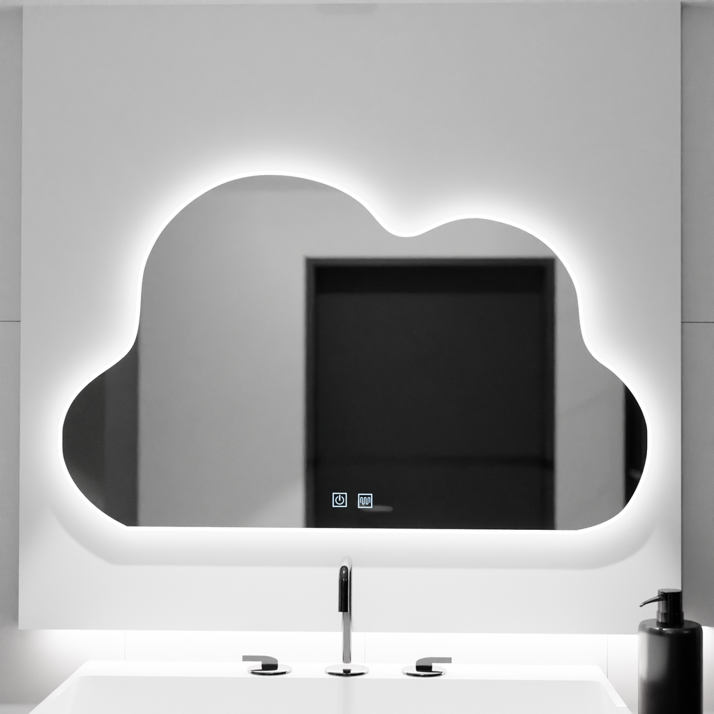Oglindă LED Baie cu Dezaburire Rosabel II, Buton Touch, Dimabilă