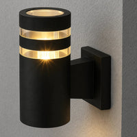 Aplică LED Exterior, Pandora 3, 1×E27, IP65, Negru - AdeHouse — Iluminat Modern la Preț Bun