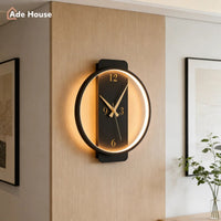 Aplica LED cu Ceas Timeless Black 24W - AdeHouse — Iluminat Modern la Preț Bun