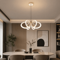 Pendul LED cu Telecomandă Zenaida, 144W, Ø100 cm, Lumină Caldă/Neutră/Rece, Auriu - AdeHouse — Finisaje și Iluminat Premium.