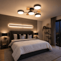 Lustră LED cu Telecomandă Fedora, 120W, Lumină Caldă/Neutră/Rece - AdeHouse — Finisaje și Iluminat Premium.