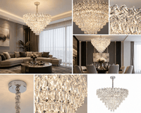 Candelabru Cristal Filiberta, 60W, Crom - AdeHouse — Finisaje și Iluminat Premium.