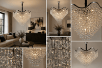 Candelabru Cristal Ambretta, 60W - AdeHouse — Finisaje și Iluminat Premium.