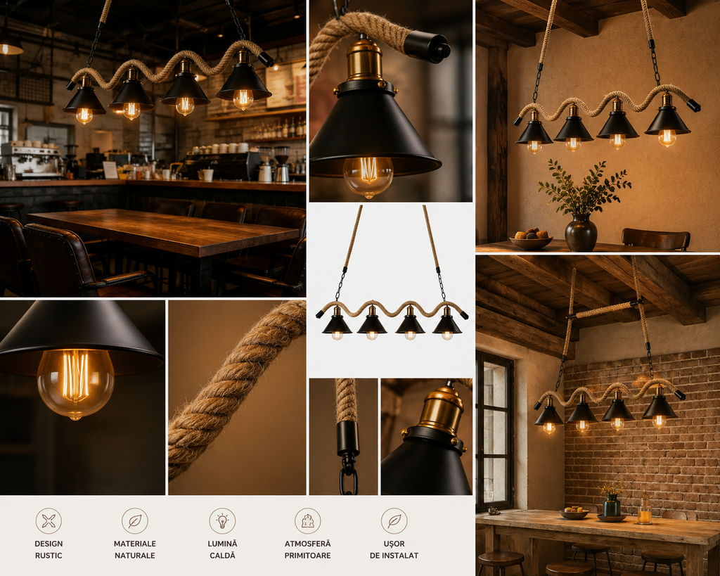 Pendul LED Tullia, Design Modern