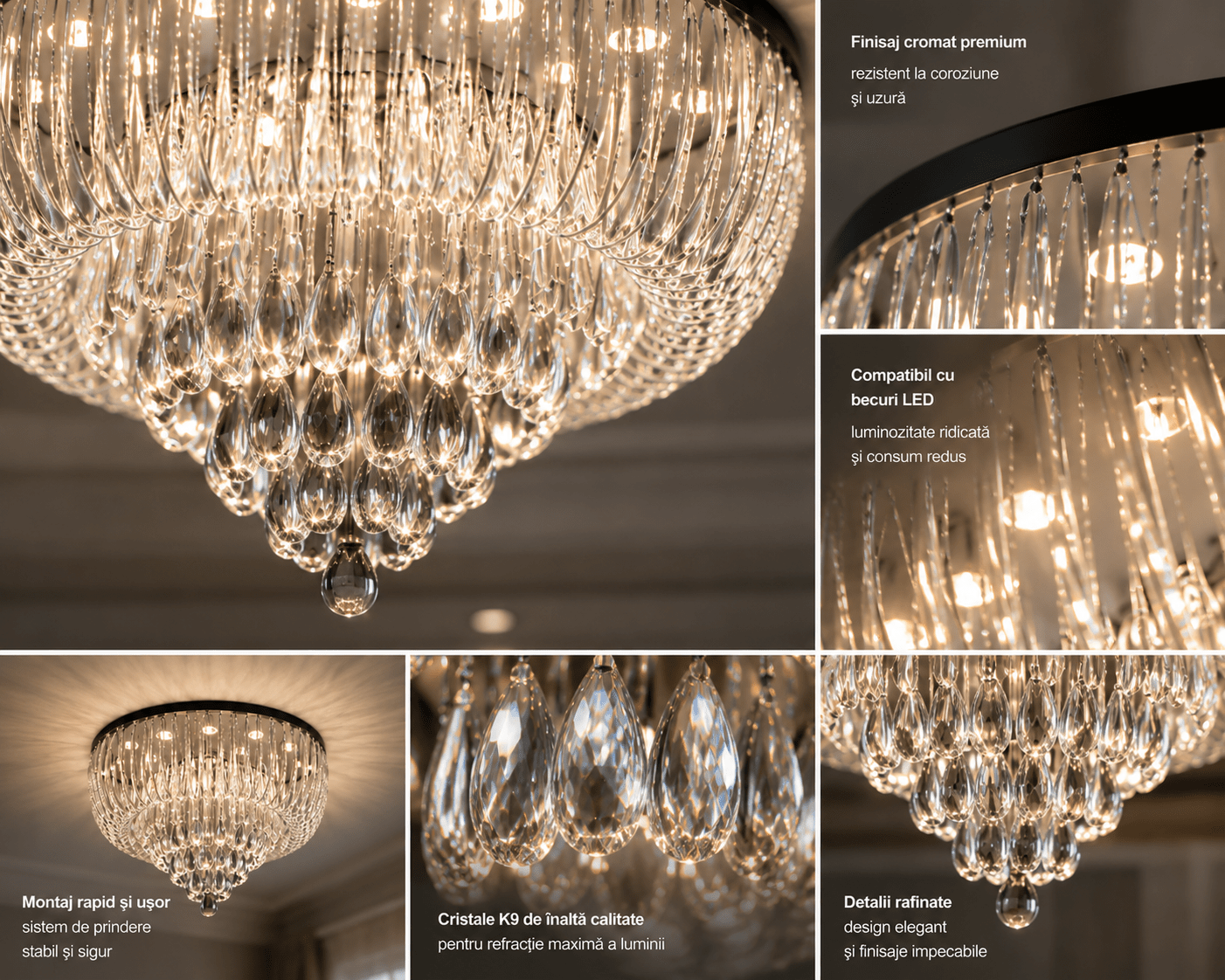 Candelabru Concordia, 45W - AdeHouse — Finisaje și Iluminat Premium.