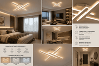 Lustră LED cu Telecomandă Celestia, Dimabilă - AdeHouse — Finisaje și Iluminat Premium.