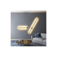 Aplică LED, Urania 3, 34W, 100 cm, Lumină Caldă/Neutră/Rece, Negru - AdeHouse — Iluminat Modern la Preț Bun