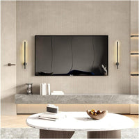 Aplică LED, Sabrina 3, 22W, 60 cm, Lumină Caldă/Neutră/Rece, Negru - AdeHouse — Iluminat Modern la Preț Bun