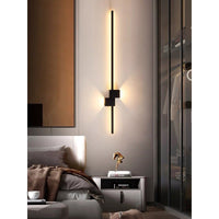 Aplică LED, Teodora 3, 28W, 80 cm, Lumină Caldă/Neutră/Rece, Negru - AdeHouse — Iluminat Modern la Preț Bun