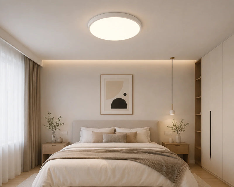 PLAFONIERĂ LED ROTUNDĂ ALBĂ 23W, 3000–6500K