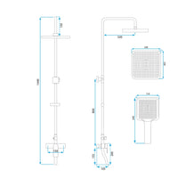 Set de dus premium, finisaj auriu, 144 cm