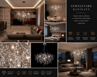 Candelabru Mirabel, Design Elegant - AdeHouse — Finisaje și Iluminat Premium.