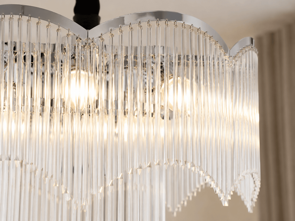 Candelabru Onorina, 60W, Crom - AdeHouse — Finisaje și Iluminat Premium.