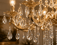 Candelabru Corradina, 60W, Auriu - AdeHouse — Finisaje și Iluminat Premium.