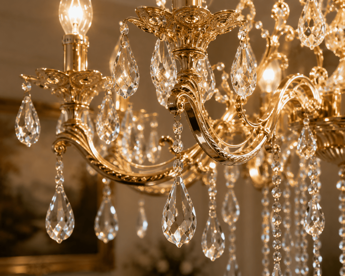Candelabru Corradina, 60W, Auriu - AdeHouse — Finisaje și Iluminat Premium.
