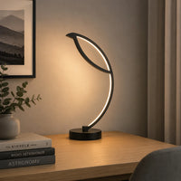 Veioza LED Nova Black, 40W, 3 Tonuri de Lumină