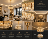 Candelabru Cristal Adalgisa, 124W - AdeHouse — Finisaje și Iluminat Premium.