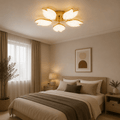 Lustră LED cu Telecomandă Onoria, 100W, Ø61 cm, cu Cristale, Lumină Caldă/Neutră/Rece, Auriu - AdeHouse — Finisaje și Iluminat Premium.