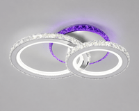 Lustră LED cu Telecomandă Josefina, 60W, Ø30 cm, Lumină Caldă/Neutră/Rece - AdeHouse — Finisaje și Iluminat Premium.